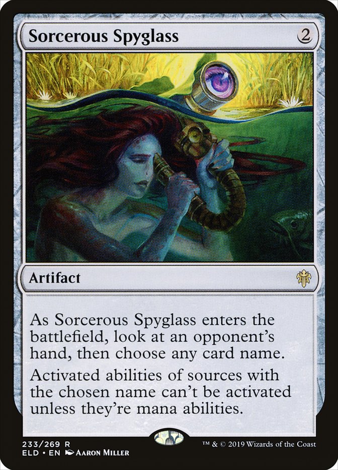 Sorcerous Spyglass [Throne of Eldraine] - Evolution TCG