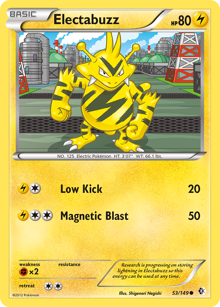 Electabuzz (53/149) [Black & White: Boundaries Crossed] - Evolution TCG