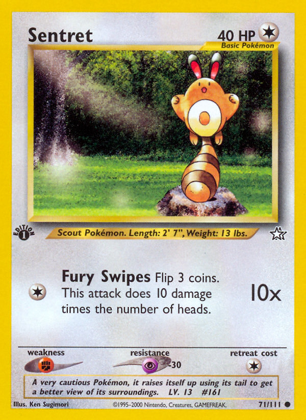 Sentret (71/111) [Neo Genesis 1st Edition] - Evolution TCG