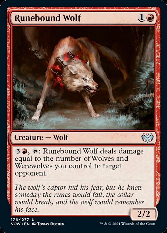 Runebound Wolf [Innistrad: Crimson Vow] - Evolution TCG