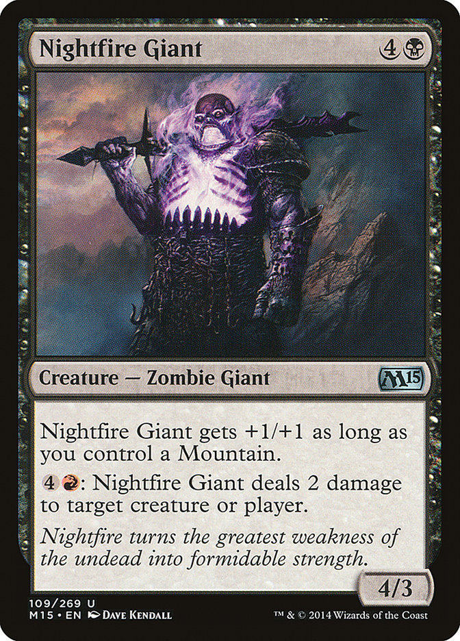 Nightfire Giant [Magic 2015] - Evolution TCG