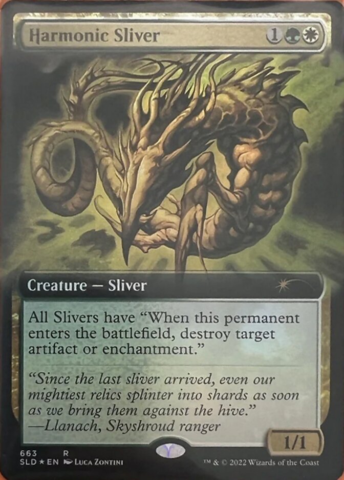 Harmonic Sliver (Extended Art) [Secret Lair Drop Promos] - Evolution TCG