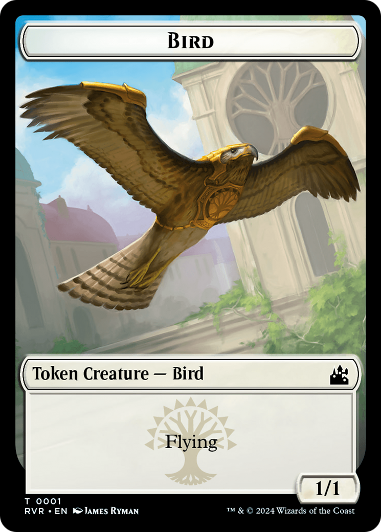 Bird // Sphinx Double-Sided Token [Ravnica Remastered Tokens] - Evolution TCG