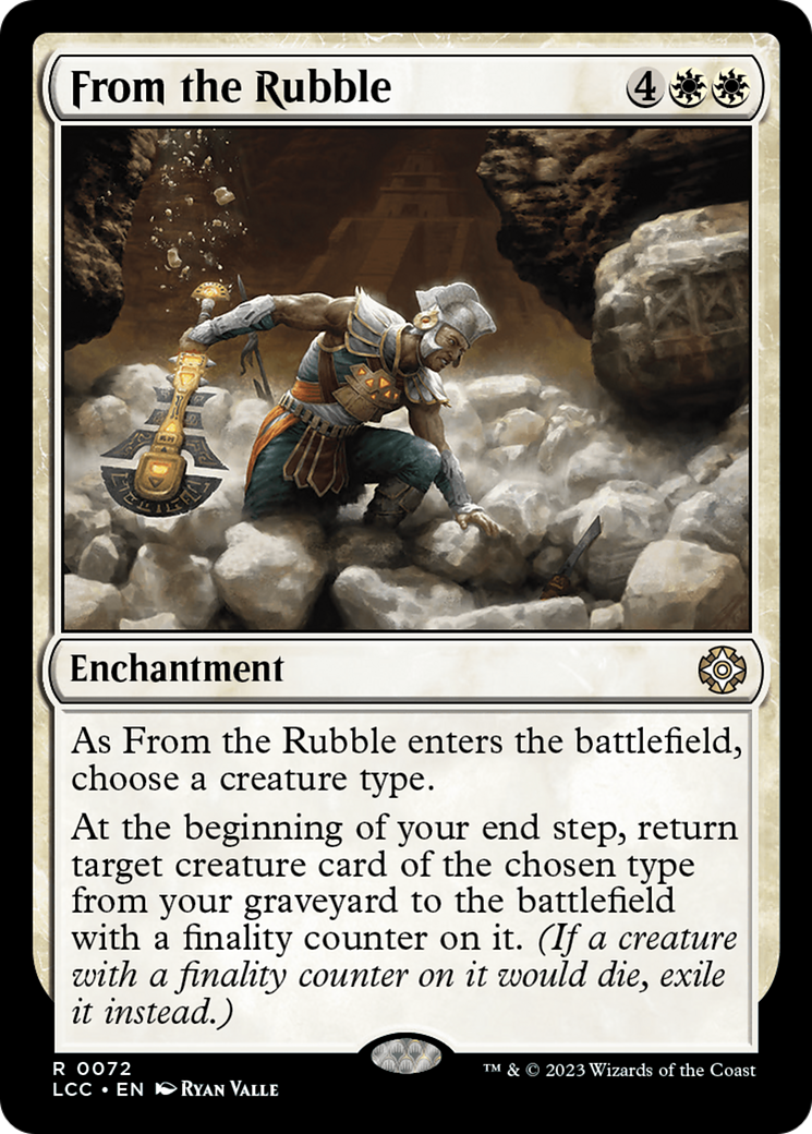 From the Rubble [The Lost Caverns of Ixalan Commander] - Evolution TCG