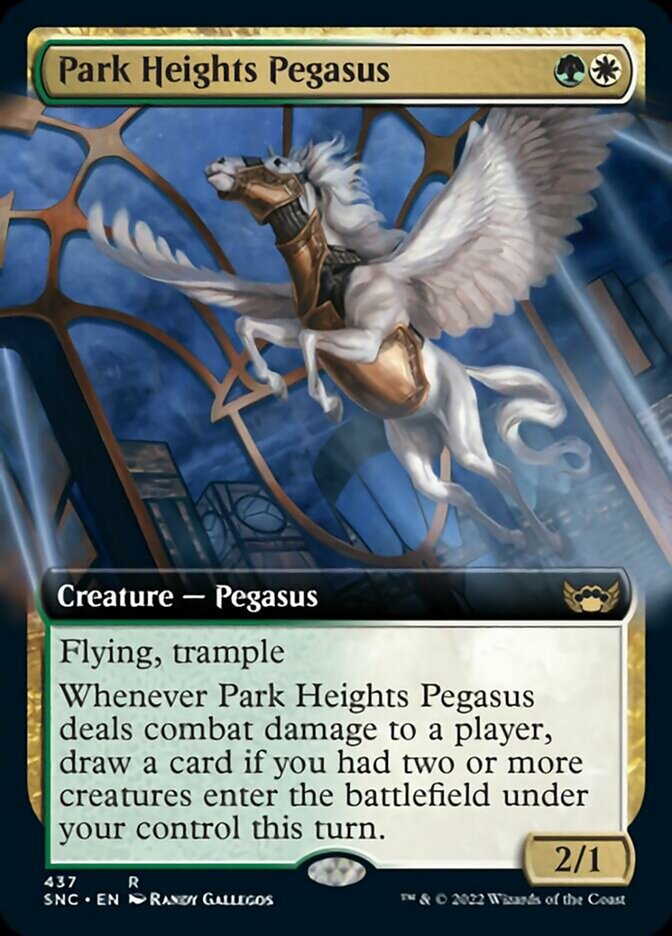 Park Heights Pegasus (Extended Art) [Streets of New Capenna] - Evolution TCG