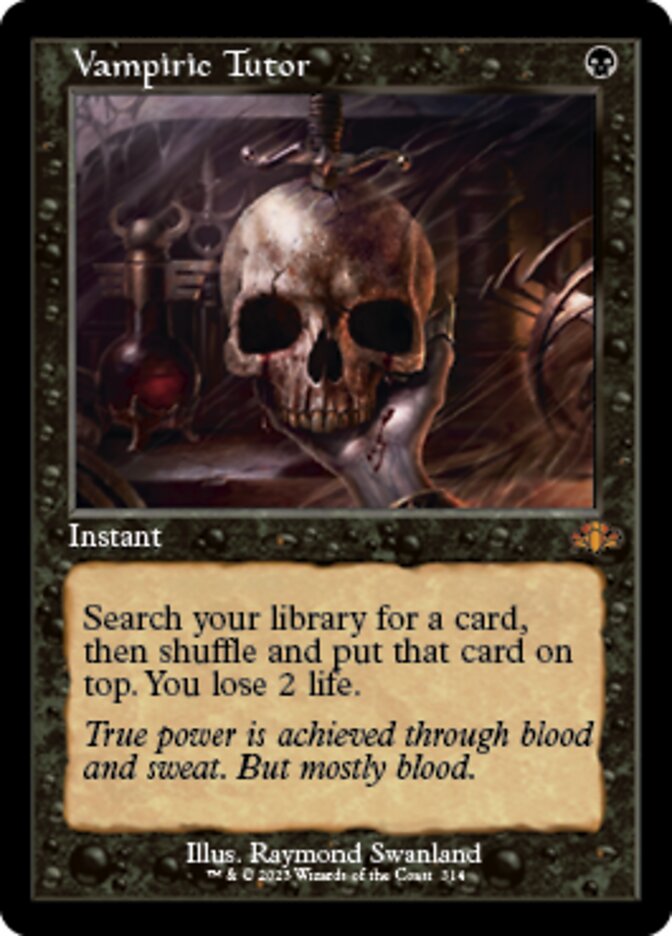 Vampiric Tutor (Retro) [Dominaria Remastered] - Evolution TCG