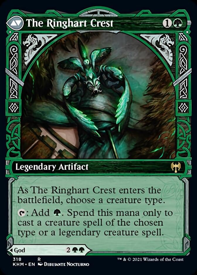 Kolvori, God of Kinship // The Ringhart Crest (Showcase) [Kaldheim] - Evolution TCG