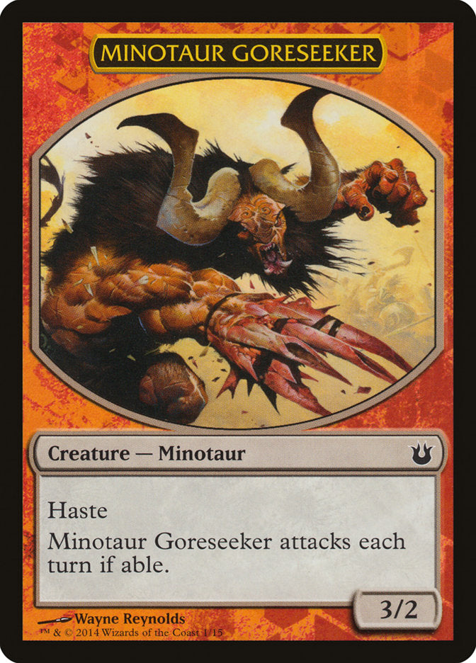 Minotaur Goreseeker [Born of the Gods Battle the Horde] - Evolution TCG
