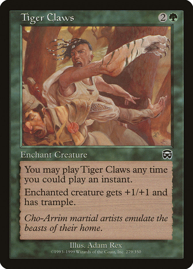 Tiger Claws [Mercadian Masques] - Evolution TCG | Evolution TCG