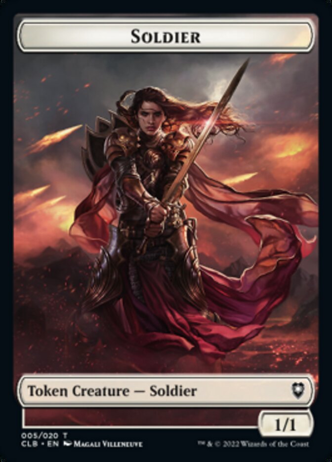 Soldier Token [Commander Legends: Battle for Baldur's Gate Tokens] - Evolution TCG