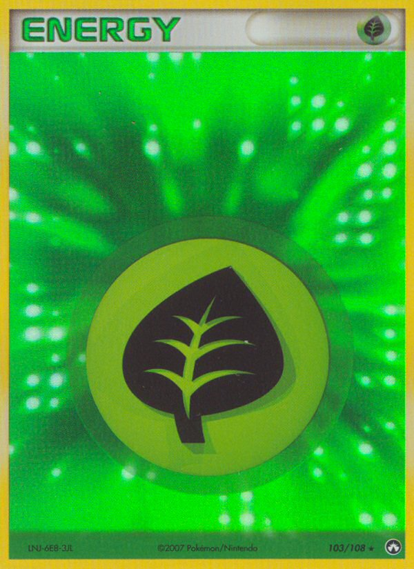 Grass Energy (103/108) [EX: Power Keepers] - Evolution TCG