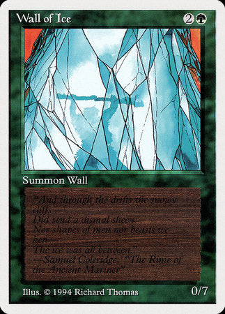 Wall of Ice [Summer Magic / Edgar] - Evolution TCG