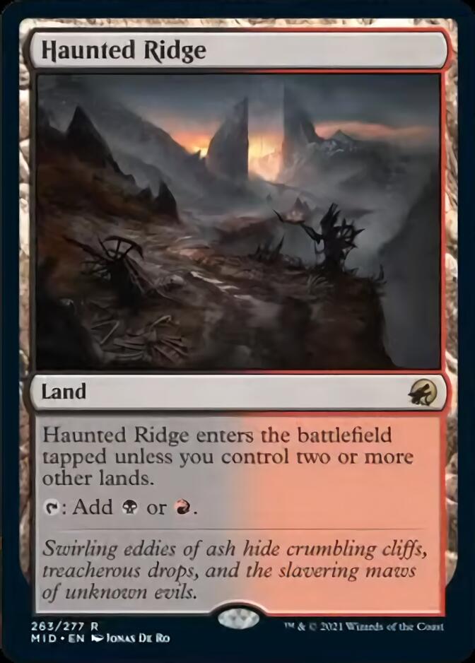 Haunted Ridge [Innistrad: Midnight Hunt] - Evolution TCG