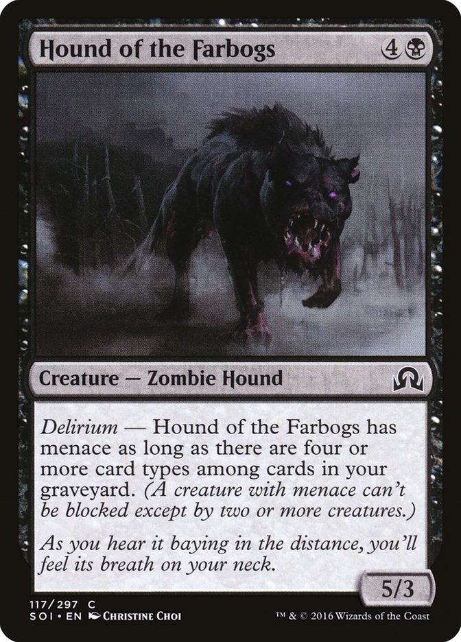 Hound of the Farbogs [Shadows over Innistrad] - Evolution TCG