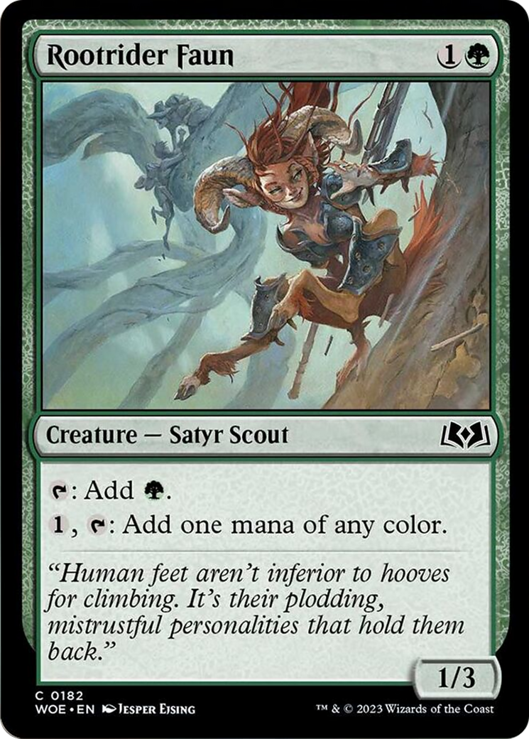 Rootrider Faun [Wilds of Eldraine] - Evolution TCG