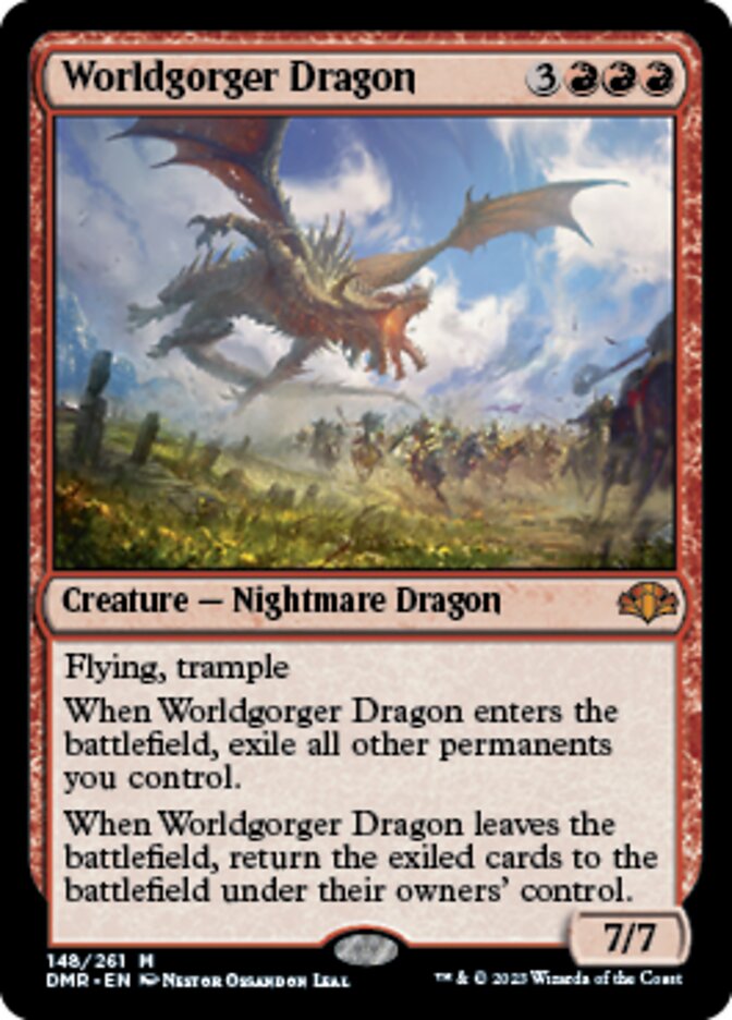 Worldgorger Dragon [Dominaria Remastered] - Evolution TCG