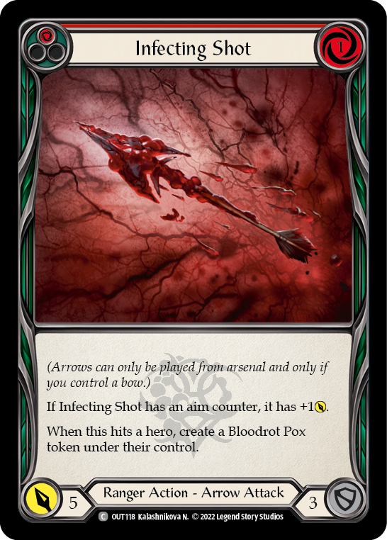 Infecting Shot (Red) [OUT118] (Outsiders) - Evolution TCG