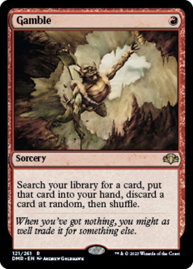 Gamble [Dominaria Remastered] - Evolution TCG