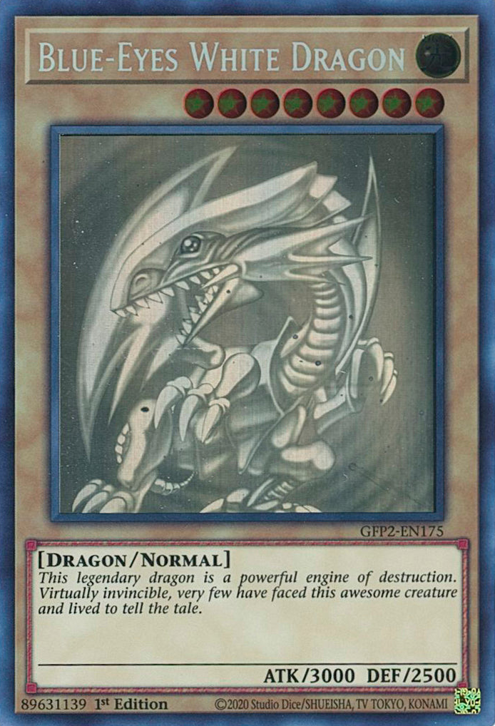 Blue-Eyes White Dragon [GFP2-EN175] Ghost Rare - Evolution TCG
