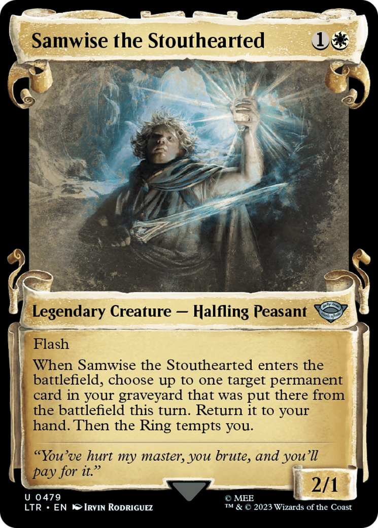 Samwise the Stouthearted [The Lord of the Rings: Tales of Middle-Earth Showcase Scrolls] - Evolution TCG