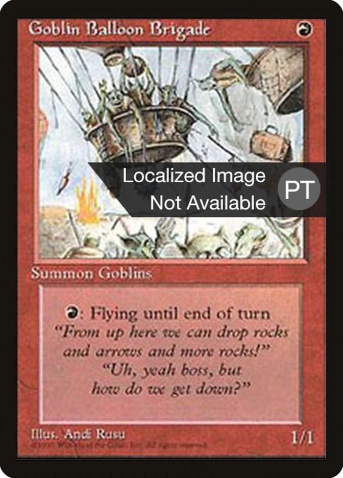 Goblin Balloon Brigade [Fourth Edition (Foreign Black Border)] - Evolution TCG