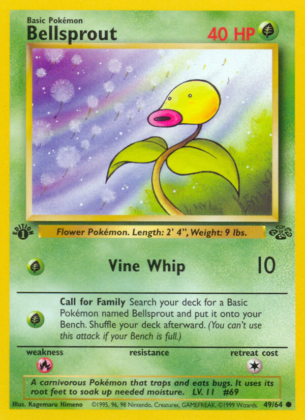 Bellsprout (49/64) [Jungle 1st Edition] - Evolution TCG