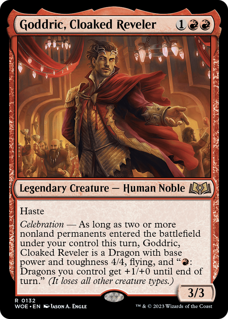 Goddric, Cloaked Reveler [Wilds of Eldraine] - Evolution TCG