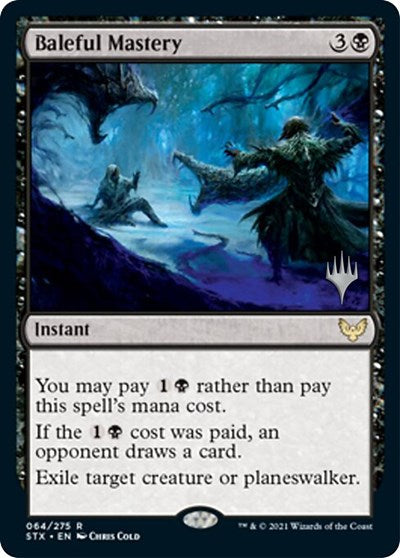 Baleful Mastery (Promo Pack) [Strixhaven: School of Mages Promos] - Evolution TCG
