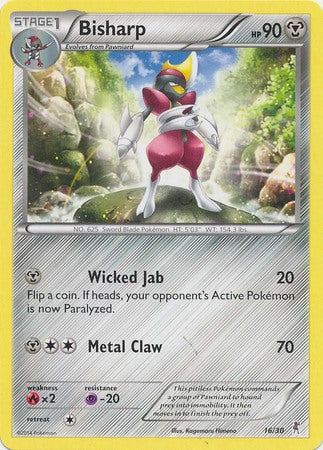 Bisharp (16/30) [XY: Trainer Kit 1 - Bisharp] - Evolution TCG