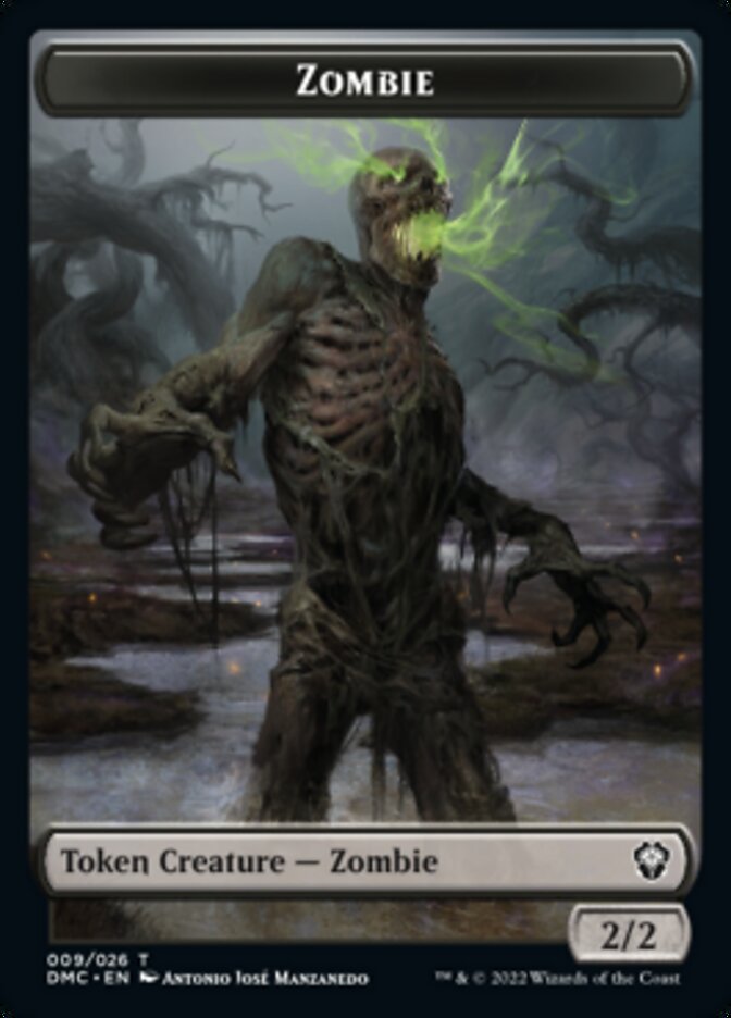 Zombie Token [Dominaria United Commander Tokens] - Evolution TCG