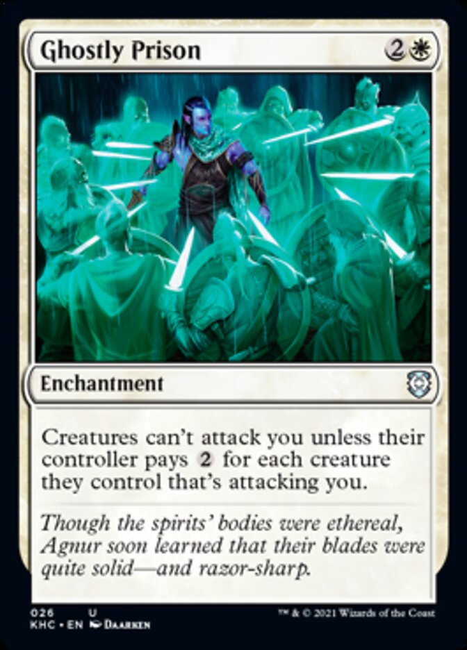 Ghostly Prison [Kaldheim Commander] - Evolution TCG