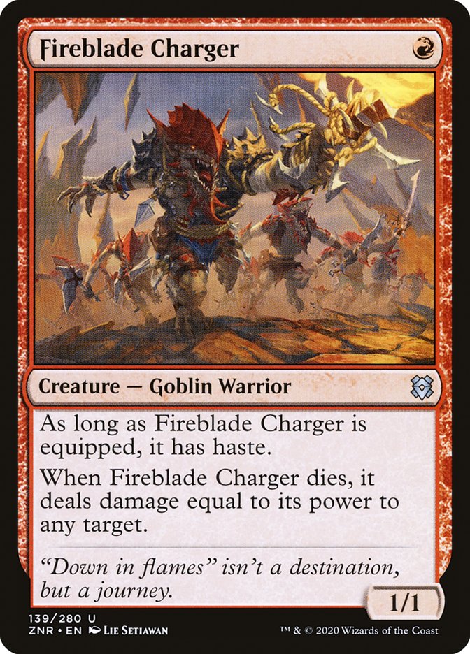 Fireblade Charger [Zendikar Rising] - Evolution TCG