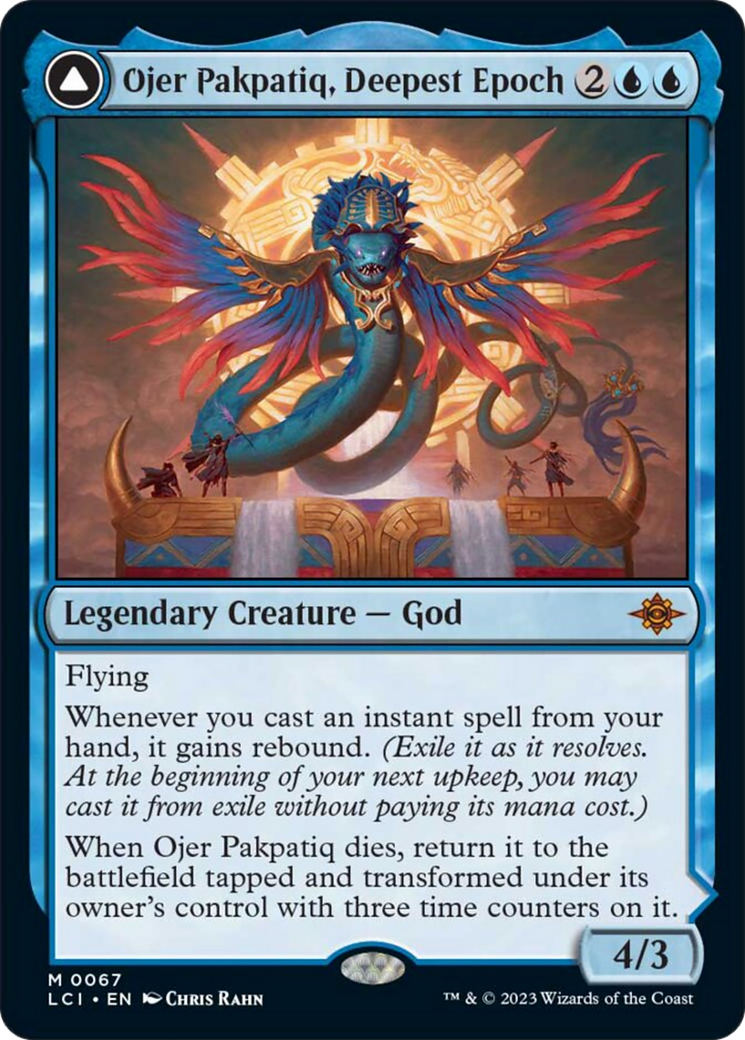Ojer Pakpatiq, Deepest Epoch // Temple of Cyclical Time [The Lost Caverns of Ixalan] - Evolution TCG