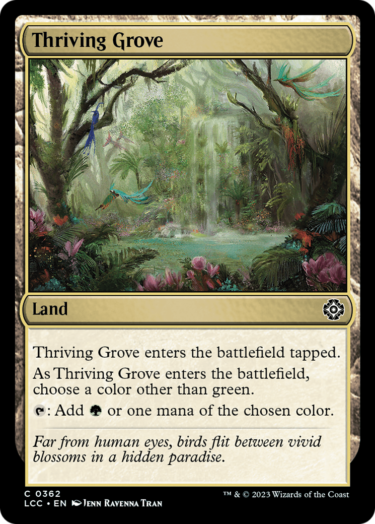 Thriving Grove [The Lost Caverns of Ixalan Commander] - Evolution TCG