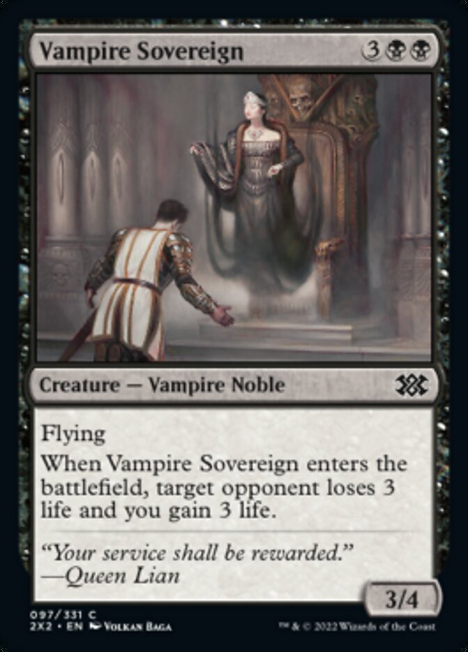 Vampire Sovereign [Double Masters 2022] - Evolution TCG