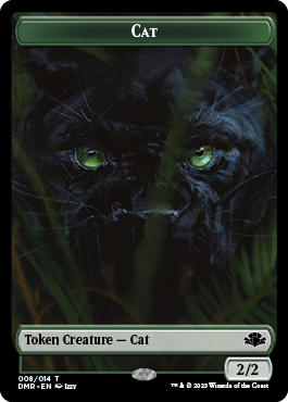 Cat Token (008) [Dominaria Remastered Tokens] - Evolution TCG