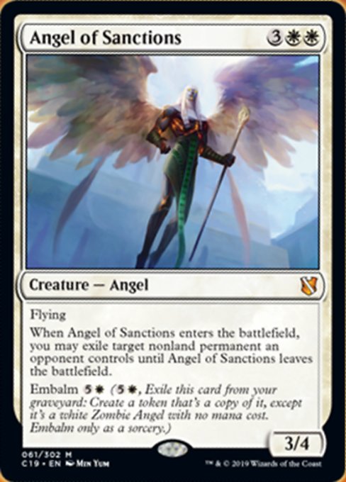 Angel of Sanctions [Commander 2019] - Evolution TCG