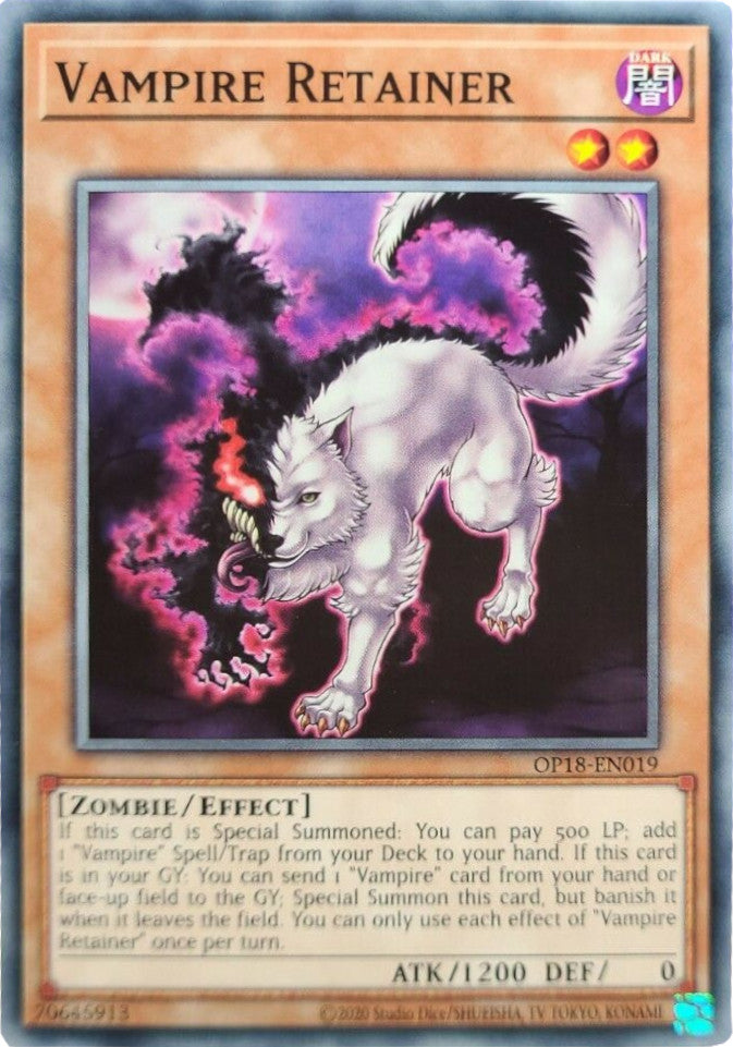 Vampire Retainer [OP18-EN019] Common - Evolution TCG
