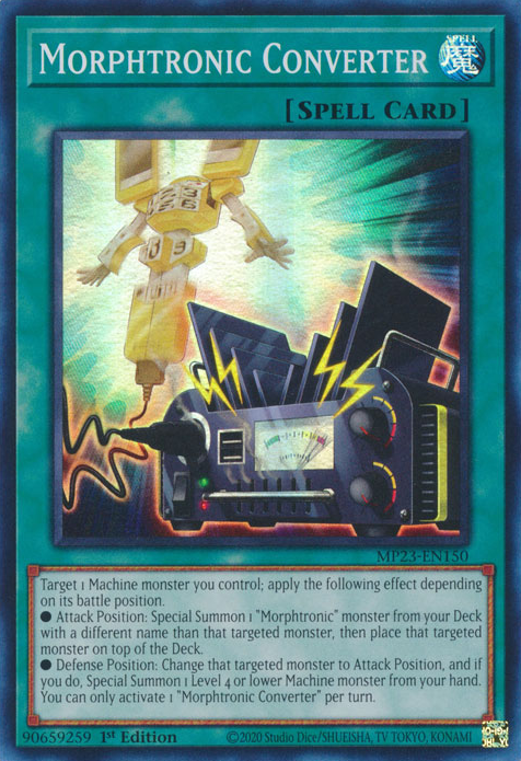 Morphtronic Converter [MP23-EN150] Super Rare - Evolution TCG