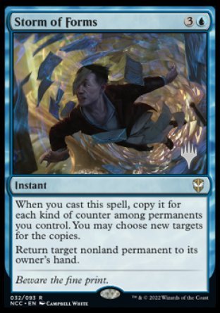 Storm of Forms (Promo Pack) [Streets of New Capenna Commander Promos] - Evolution TCG