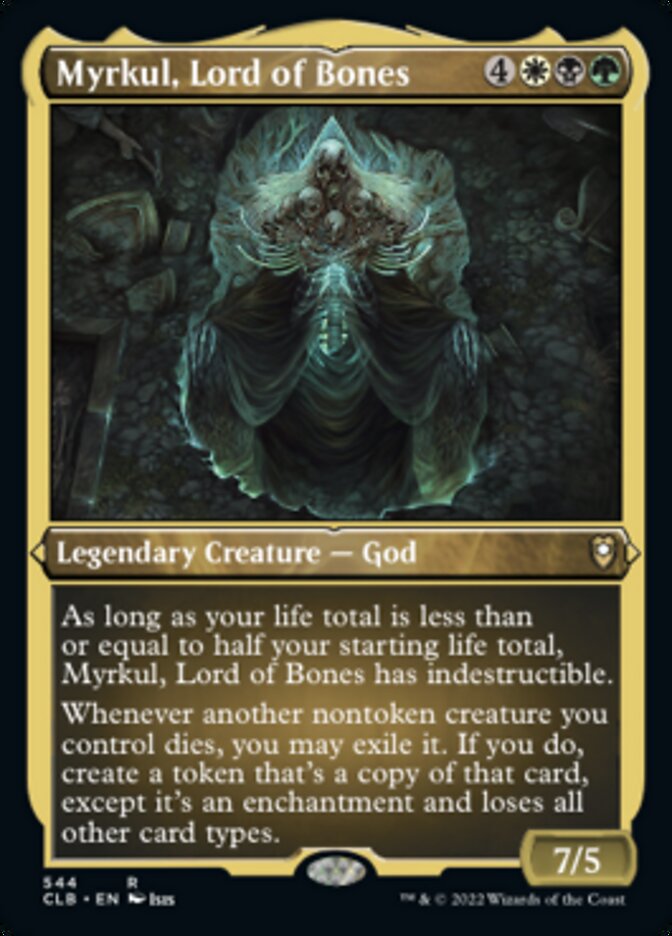 Myrkul, Lord of Bones (Foil Etched) [Commander Legends: Battle for Baldur's Gate] - Evolution TCG
