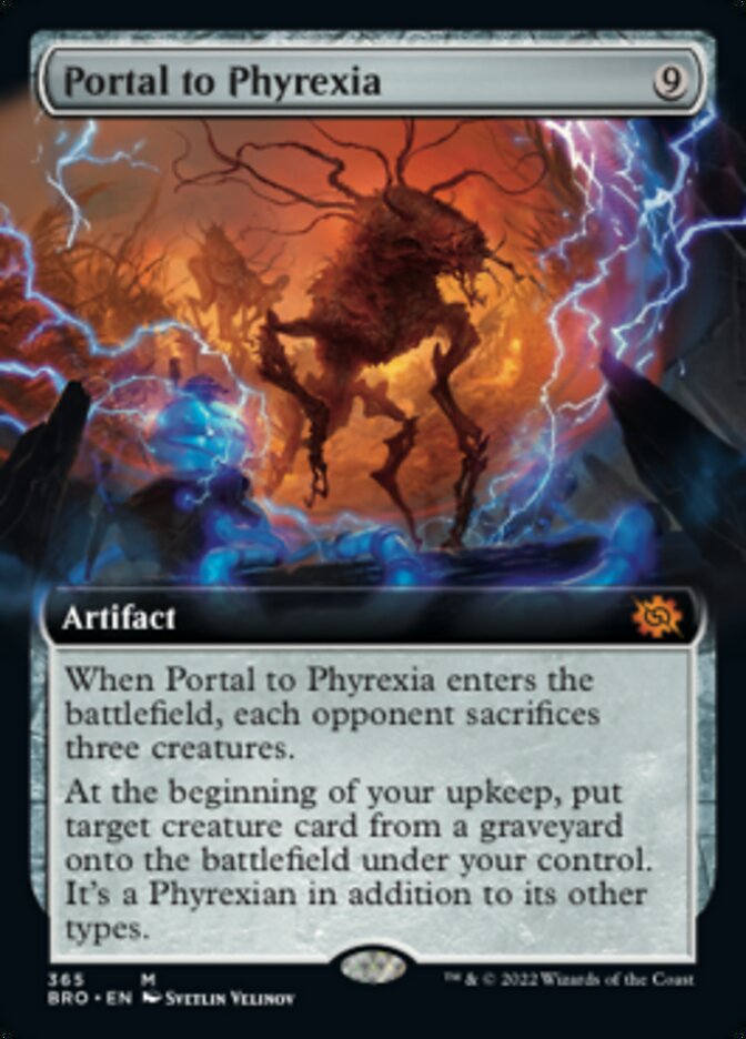 Portal to Phyrexia (Extended Art) [The Brothers' War] - Evolution TCG