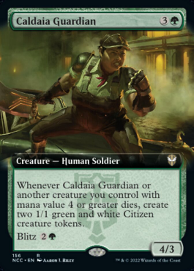 Caldaia Guardian (Extended Art) [Streets of New Capenna Commander] - Evolution TCG