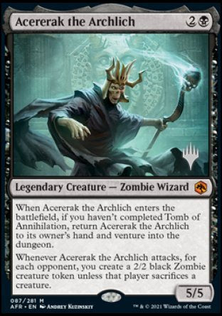 Acererak the Archlich (Promo Pack) [Dungeons & Dragons: Adventures in the Forgotten Realms Promos] - Evolution TCG