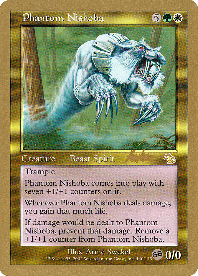 Phantom Nishoba (Brian Kibler) (SB) [World Championship Decks 2002] - Evolution TCG