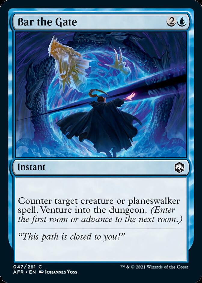 Bar the Gate [Dungeons & Dragons: Adventures in the Forgotten Realms] - Evolution TCG