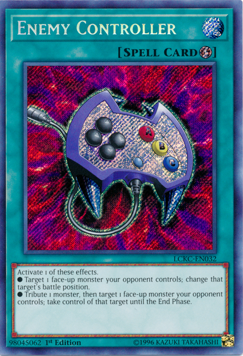 Enemy Controller [LCKC-EN032] Secret Rare - Evolution TCG