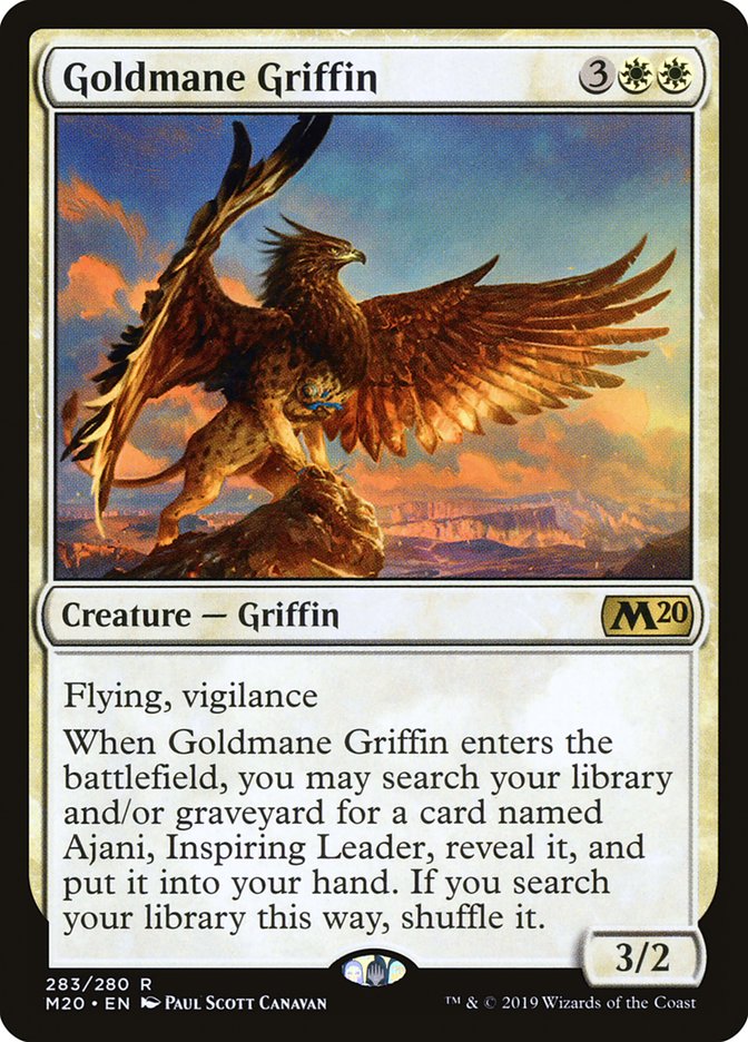 Goldmane Griffin [Core Set 2020] - Evolution TCG