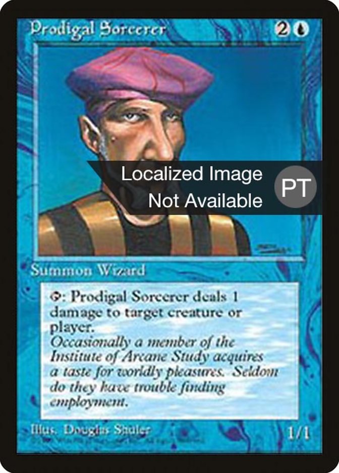 Prodigal Sorcerer [Fourth Edition (Foreign Black Border)] - Evolution TCG