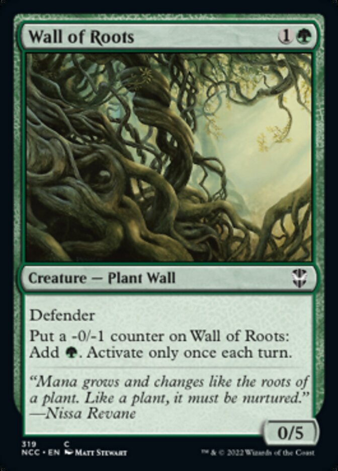 Wall of Roots [Streets of New Capenna Commander] - Evolution TCG
